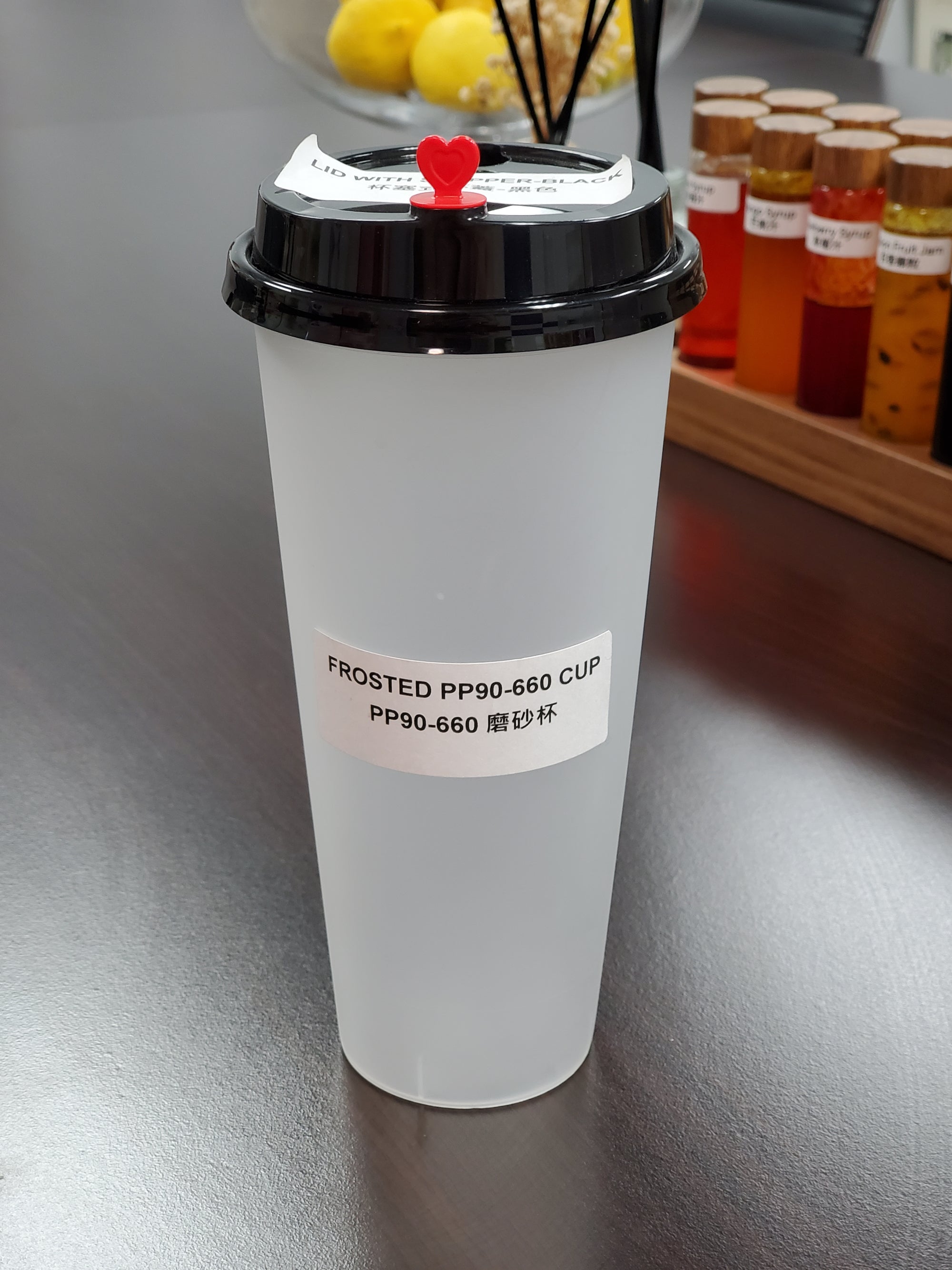 Lid With Stopper Black 90mm 1000 PCS (Case)
