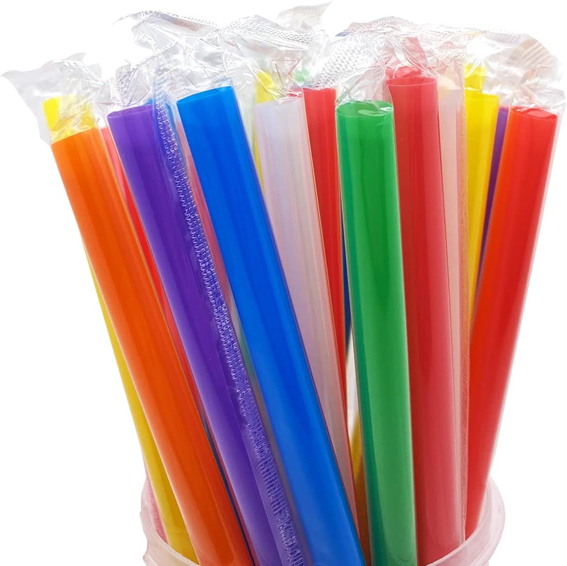 Color Straw Large Cover 3500 PCS (Case)