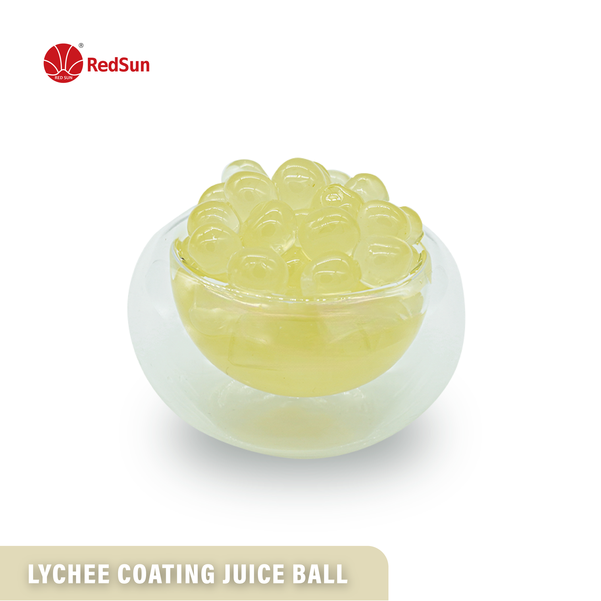 Lychee Popping Boba 3.4 KG (7.50 LBS) (Bottle)