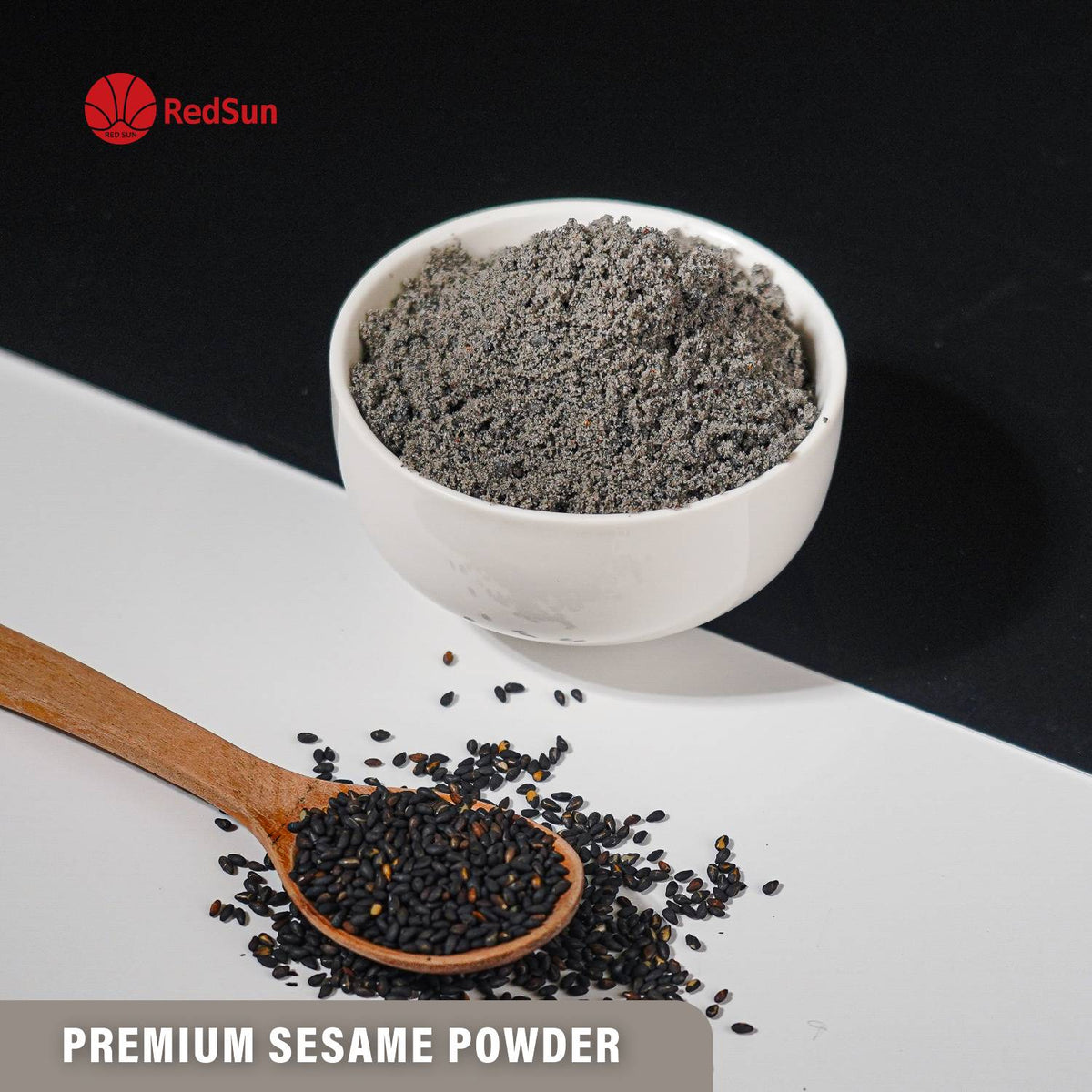 Premium Black Sesame Powder 1.0 LB (Bag)(55% Real Sesame)