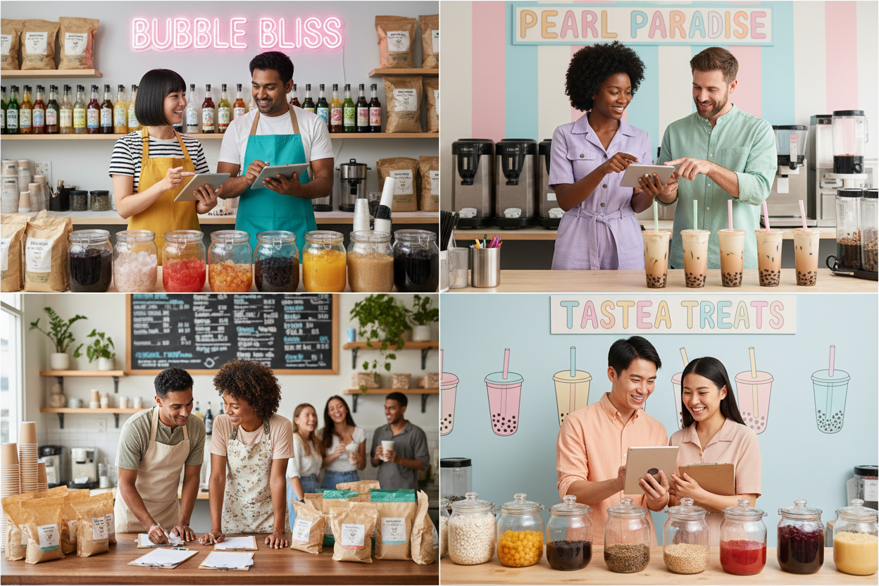 many shop boba tea shop owners continue re-order from us