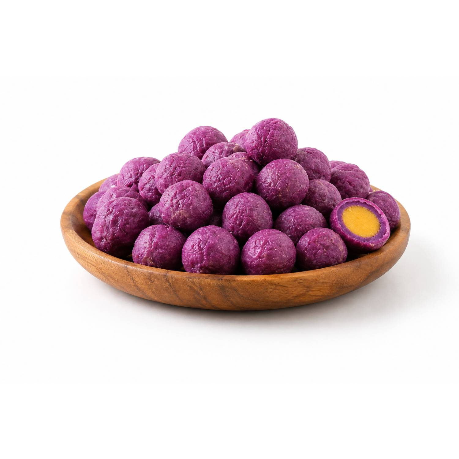 Taiwanese Ube Sweet Potato Balls 500 G x 6 Bags (Case)